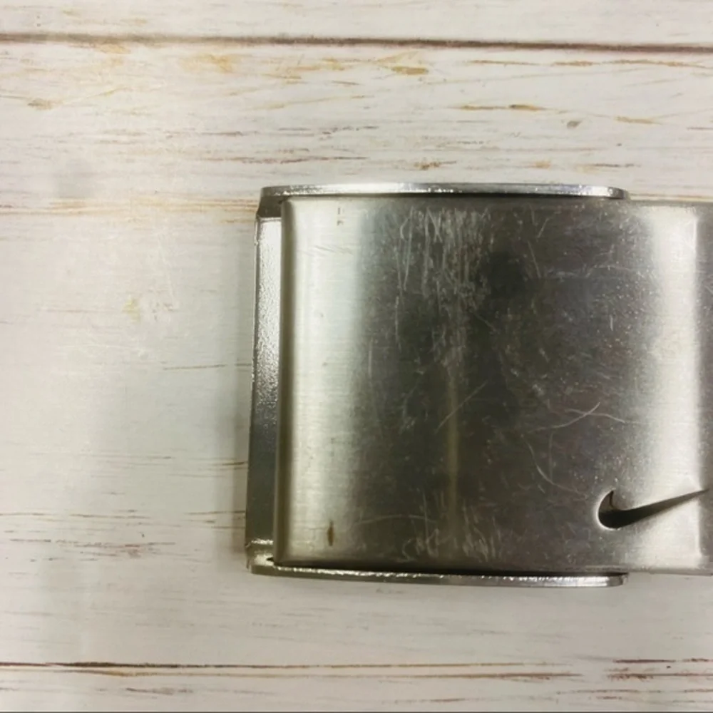 Nike Men’s Blue Web Belt With Bottle Opener Buckle